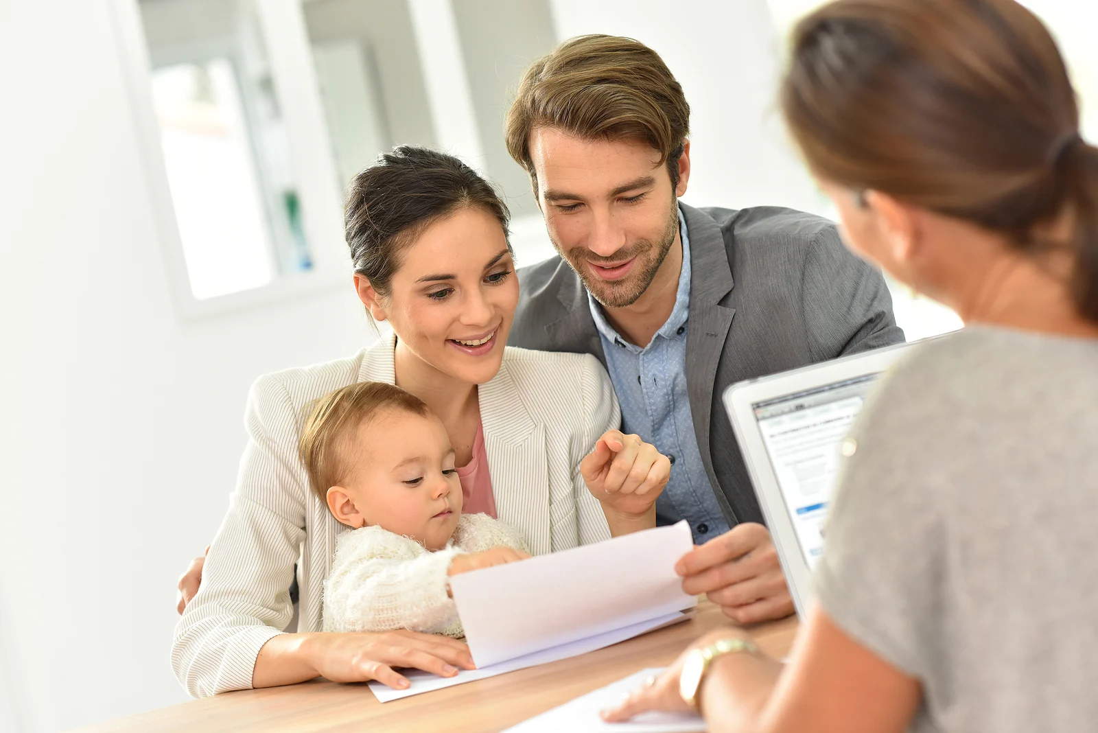 Family mother planning finances